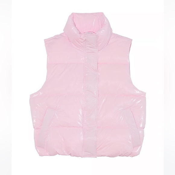 NWT PINK Victoria's Secret pink marshamallow puffer vest - Picture 4 of 5